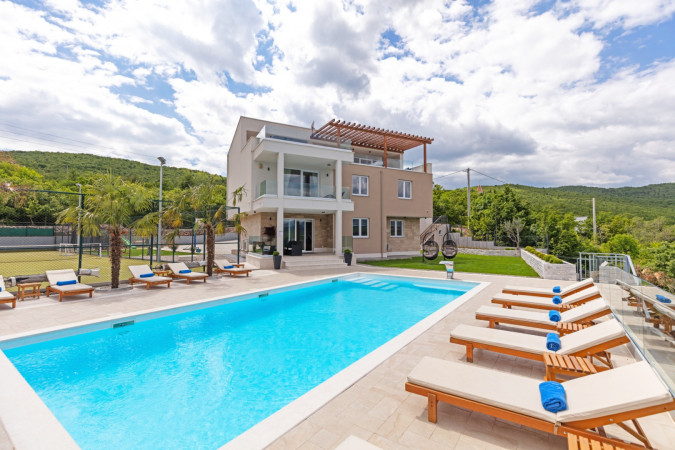 Exteriör & Omgivning, Villa Seven Lakes med pool, Kroatien Lokvičići